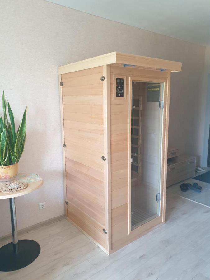 דרוסקינינקאי Garden Studio By The Lake With Air-Con And Infrasauna מראה חיצוני תמונה